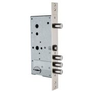 Замок врезной сувальдный с задвижкой и защёлкой ЗВ 50.15, 4 кл. /123:159/