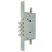 Замок врезной сувальдный с защёлкой ЗВ9 343.1.1 с тягами, 5 кл.
