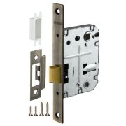 Защелка врезная PLASTP72-50 (P72-50) AB бронза