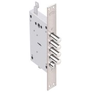 Замок врезной сувальдный с защёлкой Рубин 1.08.31 с тягами, 5 кл. /22636/