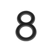 Цифра «8» самоклеящаяся ABS (50х37) (FUARO) BL черный