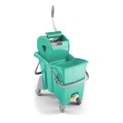 Ведро TTS Action Pro Dry, 30 л., зеленое, с отжимом, на колесах Артикул: 0V066480