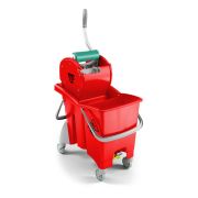 Ведро TTS Action Pro Dry, 30 л., красное, с отжимом, на колесах Артикул: 0R066480