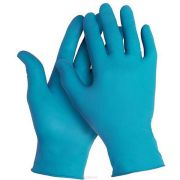 Нитриловые перчатки Kimberly-Clark KleenGuard® G10 Blue Nitrile - 24см, единый дизайн для обеих рук / Синий / Артикул: 57371