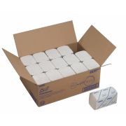 Бумажные полотенца Kimberly-Clark в пачках Scott® Perfomance белые однослойные (15 пачек х 274 листов) Артикул: 6689