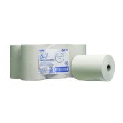 Бумажные полотенца Kimberly-Clark в рулонах Scott® SlimRoll белые однослойные (6 рулонов х 165 метров) Артикул: 6657