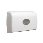 Диспенсер Kimberly-Clark AQUARIUS* для туалетной бумаги - Twin Mini Jumbo / Белый Артикул: 6947