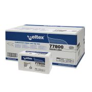 Бумажные полотенца Celtex Megamini Omnia Labor в пачках 2-слойные, белые (8 пачек х 300 листов) Артикул: C77800