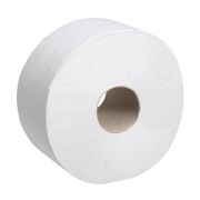 Туалетная бумага Kimberly-Clark в больших рулонах Scott Essential Mini Jumbo двухслойная (12 рулонов х 200 метров) Артикул: 8615