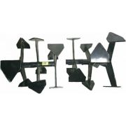 Фреза «Гусиные лапки» Huter МК-7000, МК-7500, МК-8000 (шест. 23 мм) (2 шт.)