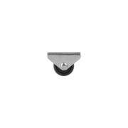 Опора колесная прямоходная WL/R-25P/20 kg BL пластик черный