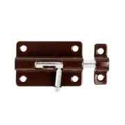 Шпингалет мебельный металлический SPD60х30 BR коричневый