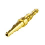 Соединитель прямой для газосварочных рукавов Ø 6/9 - 6/9, алюминий