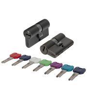 Цилиндровый механизм MaxPro7000Key 52mm (21+10+21) BL черный 7key