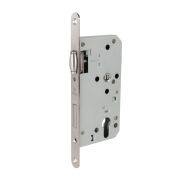 Замок врезной DD.INOX/C-55.72/R с роликовой защелкой (лиц.планка 20 мм)