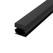 Уплотнитель магнитный самоклеящийся инкапсулированный ADH/M-14,5x12,5 мм, черн. 2,1 м (70 шт. в упак