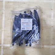 Держатель кабеля двусторонний для прямого монтажа черный (20шт/уп) Промрукав