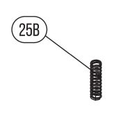 Запчасть №25B для HGSR. Пружина