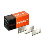 Гвозди для металла и непрочного бетона тип CN (2,7*38 мм винтовые, 1000 шт/уп) FEDAST