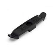 Держатель плоского кабеля двусторонний для прямого монтажа на 4 места черный (20шт/уп) Промрукав