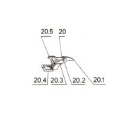 Запчасть №20 для PAG311BWT. Спусковой механизм в сборе