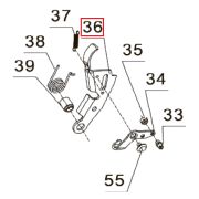 Запчасть №36 для PAG-PC84. Рычаг спусковой