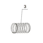 Запчасть №3 для PAG-PC84. Пружина обоймы