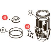Комплект №5 для Hybest GSR40A / GFN3490 (блок цилиндра + кольца + демпфер + пластина)