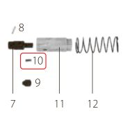 Запчасть №10 для FDPAG-H8. Пружина стопорного штифта
