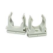 Крепеж-клипса для труб для монтажного пистолета серая в п/э д20 (100 шт/уп) Fedast