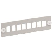 Панель для 8-ми оптических адаптеров (SC или LC-Duplex в 19дюйм кросс) ITK FOBX-P8-SC