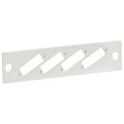 Панель для 4-х оптических адаптеров (SC-Duplex в 19дюйм кросс) ITK FOBX-P8-SCDX