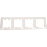 Рамка 4-м Glossa вертикал. перламутр SE GSL000608
