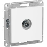 Розетка телевизионная проходная TV AtlasDesign 4дБ механизм бел. SE ATN000192