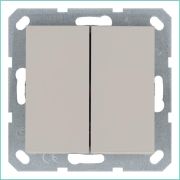 Переключатель проходной 2-кл. 10А IP20 механизм тауп Jasmart G3022T