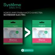 Розетка 3-м ОП Blanca 16А IP20 250В с заземл. защ. шторки с изолир. пластиной антрацит SE BLNRA011316