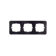 Рамка 3-м Karina Life горизонт. черн. бархат LEZARD 708-4200-148