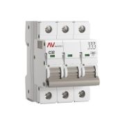 Выключатель автоматический модульный 3п C 32А 10кА AV-10 AVERES EKF mcb10-3-32C-av